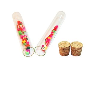 Glass Test Tube Bottles 16X160 With Corks For <b>Candy</b> Packaging - Product Image 2