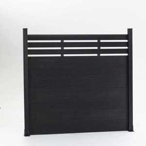 แผงรั้ว WPC แบบ Co-Extruded คุณภาพพรีเมียม ป้องกัน 360 องศา ลายไม้สีดำ ป้องกันการมองเห็น ทนทานต่อรังสียูวี เป็นมิตรกับสิ่งแวดล้อม - Product Image 3