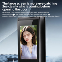 Interphone vidéo intelligent AI Tuya avec caméra et serrure de porte automatique à empreinte digitale – Serrure de porte d'entrée intelligente