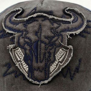 Casquettes de sport délavées pour homme, avec logo personnalisé, style baseball vieilli, casquette de papa - Product Image 6