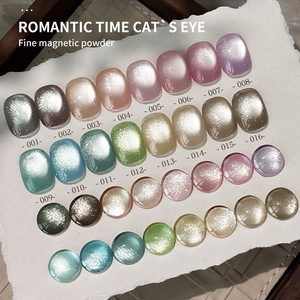 Esmalte de <span class=keywords><strong>Uñas</strong></span> en Gel UV Ojo de Gato Magnético Romantic Time de Larga Duración, Laca de Cristal Blanca de Resina para <span class=keywords><strong>Manicura</strong></span> LED en Salones con Logo Personalizado - Product Image 2