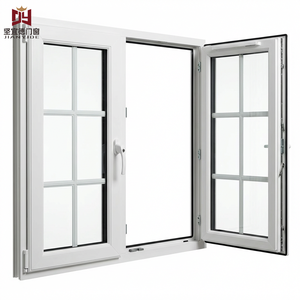 Fenêtre à battant en vinyle à isolation thermique écologique, triple vitrage, fenêtre en <span class=keywords><strong>PVC</strong></span> pour climats extrêmement froids - Product Image 2