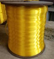 Corde torsadée en PE jaune 8 mm, écologique, recyclable, pour l'extérieur, fixation de cargaison, léger, prix bas, Chine