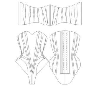 Tela de Espiga 100% Algodón Orgánico de 300 g/m², Doble Cara, de Alta Densidad y Rígida, para Trajes, Corsés, Abrigos y Pantalones - Product Image 6