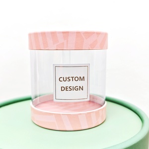 Wholesale Custom Logo Handmade Recyclable Disposable Round Kraft Paper Box Gift <b>Jewelry</b> <b>Packaging</b> with Vanishing Printing - Product Image 5