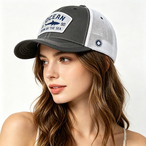 Casquette de baseball unisexe personnalisée du Vietnam avec patch tissé et fermeture snapback à 6 panneaux - Product Image 5