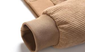 Veste <span class=keywords><strong>Homme</strong></span> en Velours Côtelé Fine de Style Automne, <span class=keywords><strong>Col</strong></span> Montant, Décontractée, Grandes Tailles - Product Image 6