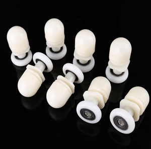 25mm einzelne exzentrische Kupferrollen-Dusch tür Kunststoff-Rollen räder Duschtür-Lager räder - Product Image 6