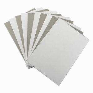 Cartón Dúplex con Reverso Blanco y Reverso Gris, Anti-encogimiento, Resistente a la Humedad, Compatible con Impresión por Grabado Químico, Reciclable, Pulpa de Madera Dura - Product Image 1