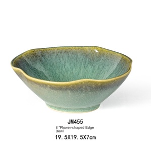 Bol à ramen de style japonais four créatif en céramique jetable PC riz/salade/soupe bol à collation en gros zen pour les fêtes - Product Image 6