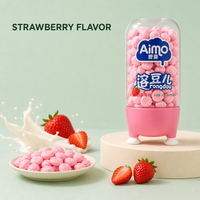 Aimo Fruity Baby Jelly Bean Protein Probiotics Healthy Snack Sweet Taste Semi-Soft Texture Drop Cookies Box 16g 12 Months Shelf