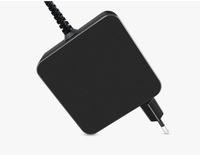 Pengisi daya Cepat USB-C 45W dengan PD 3.0 kompatibel dengan Dell untuk HP untuk Lenovo Asus untuk Chromebook AC adaptor catu daya