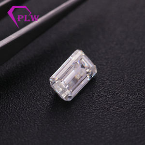 Gioielli in laguna taglio smeraldo <span class=keywords><strong>moissanite</strong></span> pietra sciolta EF colore 1ct - Product Image 5