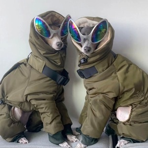 Autumn/Winter Cotton Pet <strong>Clothes</strong> Handsome Cool Tactical Jacket Golden Retrievers <strong>Labradors</strong> Alaskans Medium Large <strong>Dogs</strong> - Product Image 4