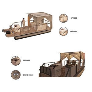 Ecocampor Bateau Ponton de Luxe en Aluminium pour Patio, <span class=keywords><strong>Restaurant</strong></span>, Fêtes et Événements - Product Image 5