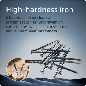 Clous de construction en acier de haute qualité, personnalisables et abordables, type à tige lisse avec coffret en bois, <span class=keywords><strong>prix</strong></span> compétitif par <span class=keywords><strong>tonne</strong></span> - Product Image 2