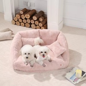 Cama para Perros y Gatos Personalizada OEM/ODM, Súper Suave, Ecológica, con Estampado, Embalaje en Cartón, Funda Extraíble y Lavable, para Uso en Invierno - Product Image 2