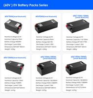 Batterie lithium-ion 60V 25Ah pour moto électrique, scooter électrique, vélo électrique, véhicule à deux roues, batterie rechargeable avec BMS