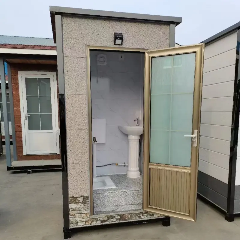 Yuntai 1.32*1.1*2.46 meters Outdoor prefabricated public bathroom convenient portable mobile toilet for sale