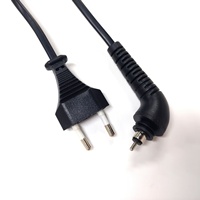 Lisseur de cheveux standard européen IEC, cordon d'alimentation CA à 2 broches CEE7/16 Schuko avec rotation à 360 degrés