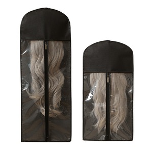Wig Storage <b>Bag</b> Rectangle Hanging Dustproof Cover With Zipper For Makeup Use - Product Image 1