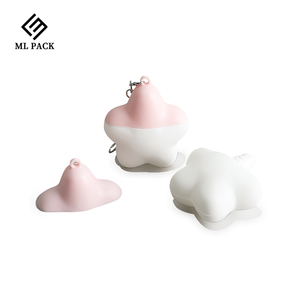 ML PACK ภาชนะซิลิโคนรูปดาวแบบพกพาพร้อมพวงกุญแจ - ขวดเดินทางแบบเติมได้ขนาดเล็กสำหรับลิปบาล์ม ครีมทามือ - Product Image 3