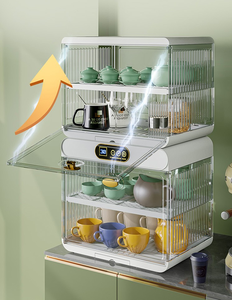 Armoire de désinfection domestique, unité de séchage anti-poussière, multifonctionnelle intégrée, pour <span class=keywords><strong>vaisselle</strong></span> de cuisine, baguettes, ustensiles intelligents, théière - Product Image 2