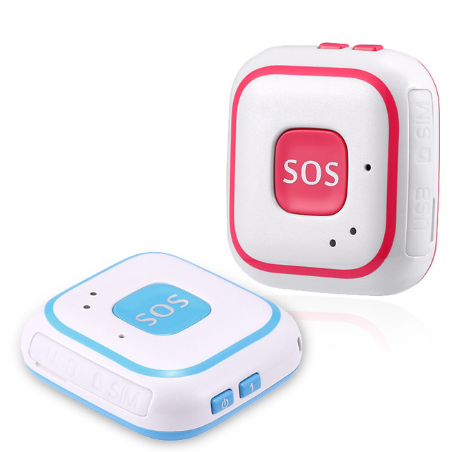 Web Platform Tracking SOS Button Kids Elderly SOS GPS Position Tracker Real-Time Safety Device Tracker Pendant for Kids and Pet