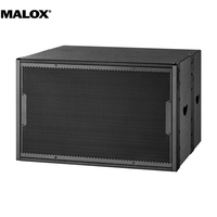 Equipo de DJ Profesional, Sistema de Sonido, Altavoz de Línea de 8, 10 y 12 Pulgadas, Pasivo, Metálico, MALOX LA-208S