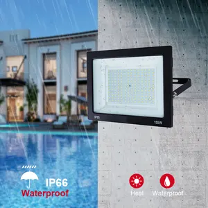 UL CE RoHS 110/230V IP65 Waterproof 2700K-6500K RGB Spot Light Exterior Floodlights Lighting LED Flood Light