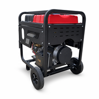 Générateur diesel 8/9 kW, générateur pour pompiers, démarrage électrique, mobile, ATS, générateur électrique pour la construction, la ferme, la maison et les situations d'urgence