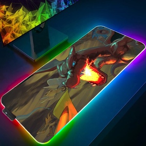 Alfombrilla de Ratón LED con Luz de Fondo, Diseño de Pokémon G-gengar y Rayquaza, Alfombrilla para Teclado, Alfombrilla de Ratón para Juegos, Alfombra, Derivados de Anime - Product Image 2