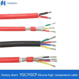 Cable de Silicona Flexible Resistente a Altas Temperaturas TZNUOYI YGZ/YGZP YGC/YGCP de 2-6 Núcleos, Cable de Silicona Suave IP65 - Product Image 1
