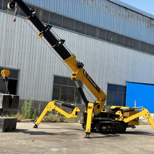 Высококачественный 3-тонный кран с шарнирным подъемником, гидравлический мини-безопасный высокопроизводительный кран с дистанционным управлением - Product Image 6