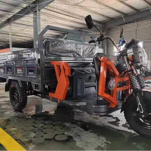 中国倉庫ビッグストック三輪車バイク貨物好意価格電気貨物三輪車高性能ナイジェリア貨物三輪車