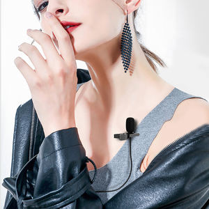 Microphone Lavalier Clip-on Filaire Externe Portable <span class=keywords><strong>Jack</strong></span> 3.5mm pour Téléphone, <span class=keywords><strong>Micro</strong></span> Condensateur Mains Libres pour Enseignement et Discours - Product Image 3