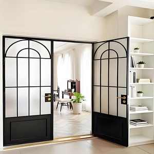 Puerta <span class=keywords><strong>Francesa</strong></span> de Plástico y Vidrio Moderna de la Mejor Calidad para Interiores de Hotel, Uso en Comedores de Villas, Impermeable, Marca TW, Modelo TW PK 014 - Product Image 1