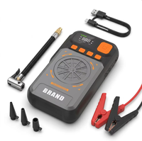 Démarreur portable 4-en-1 Boltpower avec compresseur d'air 150 PSI, booster de batterie de voiture au lithium 2000A 16000mAh et gonfleur de pneus