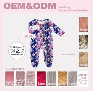 Body de Manga Larga con Estampado Animal para Bebé, Body Personalizado con Estampado de Elefante/Zorro/Cactus para Bebé, Niño/Niña, de 0 a 24 Meses - Product Image 3