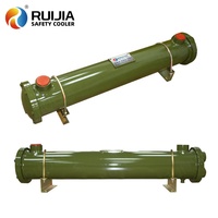 Radiador de Agua con Carcasa de Titanio Resistente a la Corrosión, Intercambiador de Calor para Motores Marinos y Cajas de Engranajes de Agua de Mar