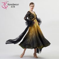 B-2233 personnalisé nouvelle robe de danse de salon standard international robes de danse de salon en soie perlée de haute qualité à vendre