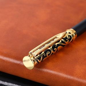 Wholesale Business Luxury Golden Eagle Black Business Signature Metal Gel <b>Pen</b> With Custom Logo Printed for Gift - Product Image 2