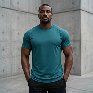 Fabricant de vêtements OEM, t-shirts personnalisés à faible MOQ, impression par sublimation, impression DTF, t-shirts de sport unisexes extensibles pour hommes, été - Product Image 1