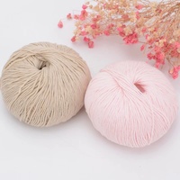 Fil de coton peigné 100% teint en toute sécurité, rouleaux de 50g, 8 brins, pour poupées amigurumi faites à la main, crochet DIY, tricot pour couvertures, écharpes, pulls pour bébés