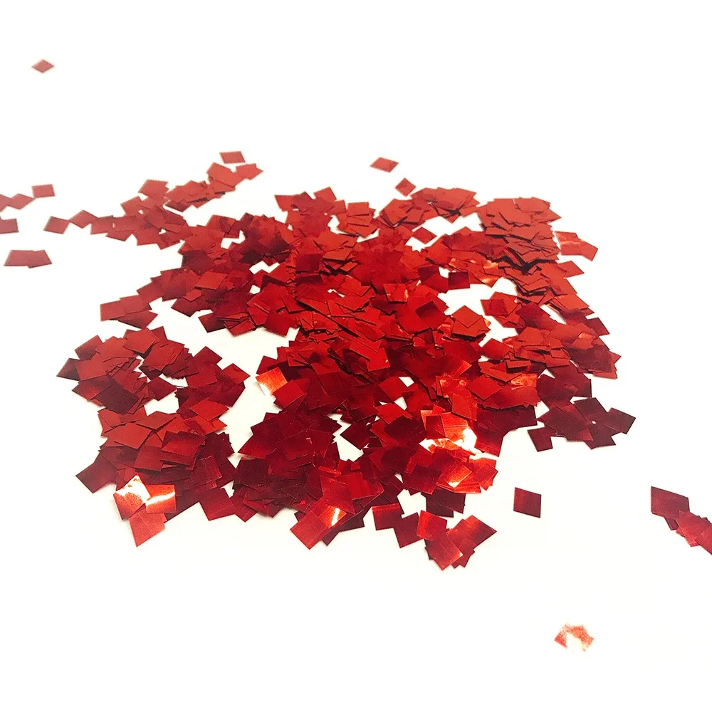 Праздничные блестящие конфетти из розовой Золотой серебряной фольги со снежинками