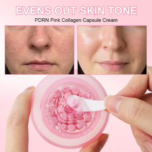 OEM Regenerating Repairing Firming Lifting Nourishing Anti Wrinkle Hydration Pink PDRN Salmon DNA Collagen Capsule <b>Face</b> Cream - Product Image 3