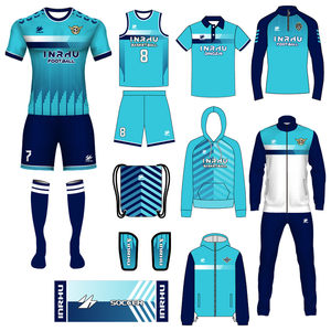 Kits de Agasalho Retro Personalizados por Sublimação - Camisa de Futebol Respirável 100% Poliéster para Adultos e Clubes - Product Image 5