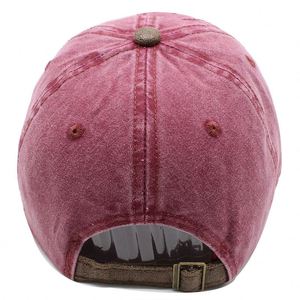 Casquette de sport personnalisée pour hommes, casquette de baseball de loisirs bicolore à bord en PU lavé avec broderie, vente en gros - Product Image 5
