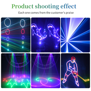 Đèn laser ngoài trời 6W full-color hoạt hình, chống nước, hiệu ứng cực quang, chiếu sáng sân khấu, điểm tham quan - Product Image 2