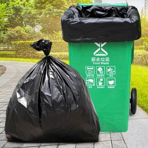 Sac à ordures industriel poubelle en plastique jetable de grande taille imprimée personnalisée en gros en rouleau sac à ordures - Product Image 3